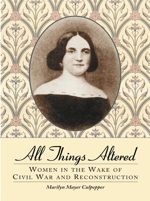 Title details for All Things Altered by Marilyn Mayer Culpepper - Available